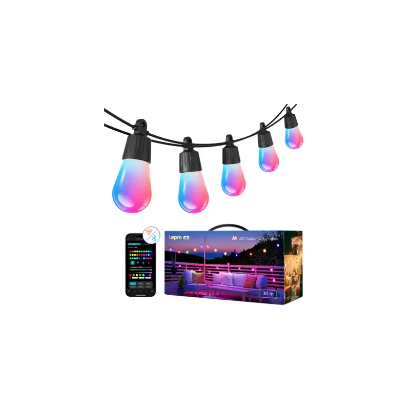 LEPRO ZB1-30 Wi-Fi String Lights, 30 m